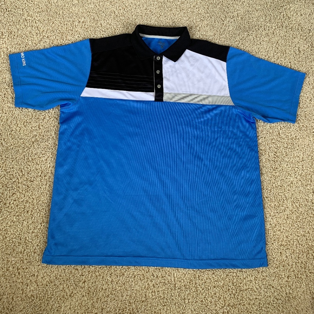 Gold Tri-Mountain Golf /Polo Shirt size XXL